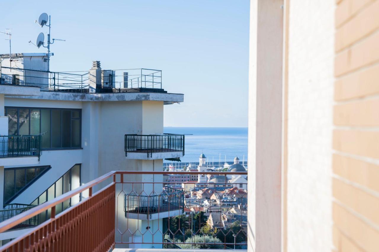 Apartamento 093 - Casa Panorama, Vista Mare E Vista Portofino, 500 Metri Centro Di Chiavari, Posto Auto Gratis Incluso Exterior foto