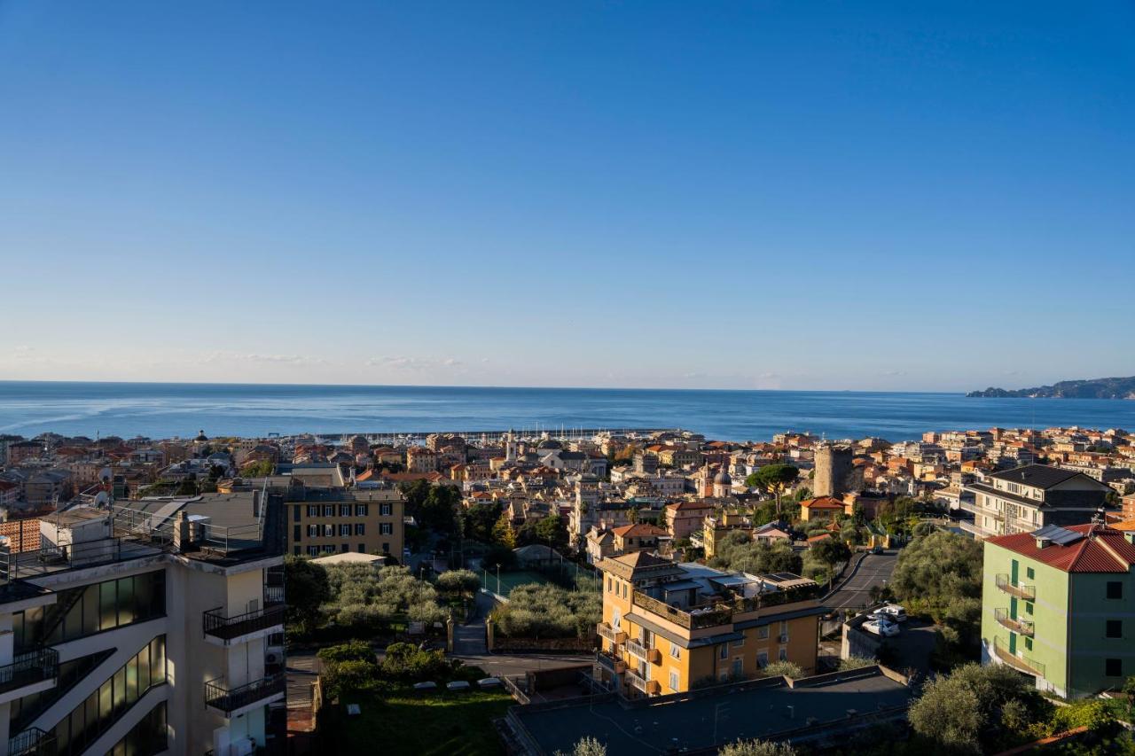Apartamento 093 - Casa Panorama, Vista Mare E Vista Portofino, 500 Metri Centro Di Chiavari, Posto Auto Gratis Incluso Exterior foto